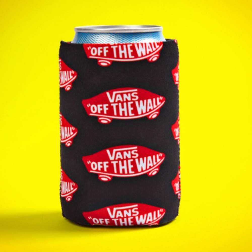 Vans neoprene Koozie with the Off the Wall logo